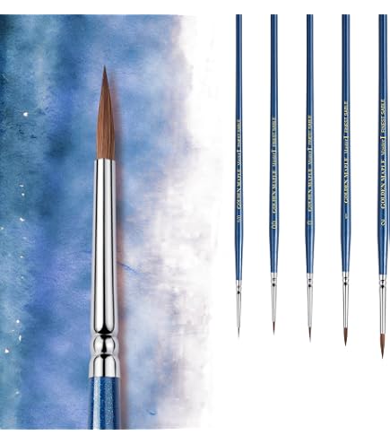 Amazon.com: da Vinci Brushes Maestro Kolinsky 4 Brush Gift Box Set